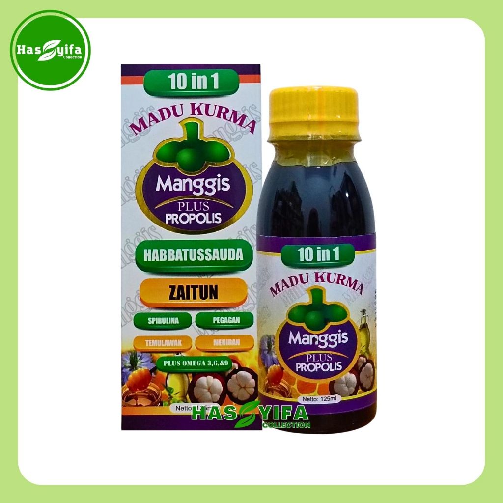 

Madu Kurma Manggis Plus Propolis 10in1 Habbatussauda Zaitun
