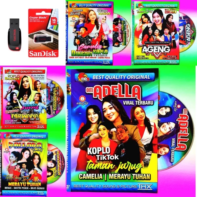FLASHDISK 16GB ISI LAGU BISA REQUEST ISI LAGU
