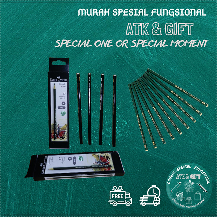 

PENSIL 2B FABER CASTELL PENSIL HB 2B PENSIL KOMPUTER PSIKOTES