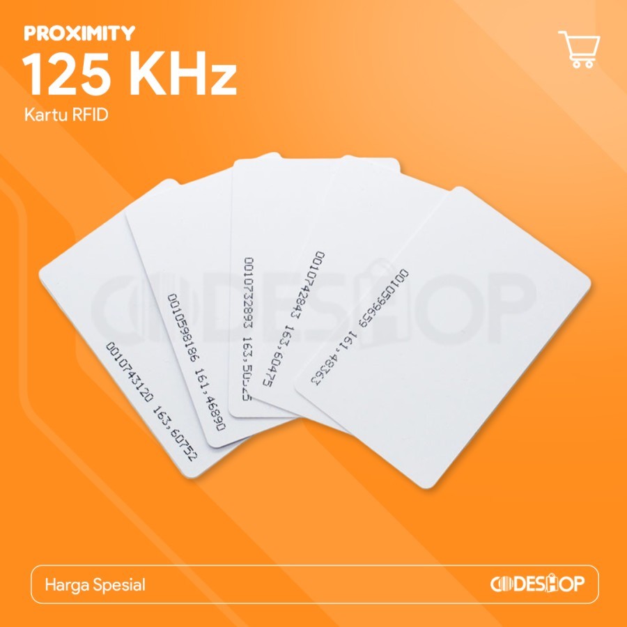 

Kartu ID Card RFID Proximity 125KHz PVC Standart 125 KHZ 30mil ECO