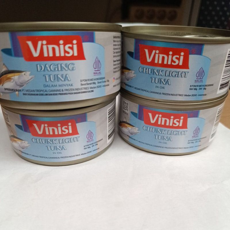 VINISI DAGING TUNA / VINISI TUNA CHUNK LIGHT OIL