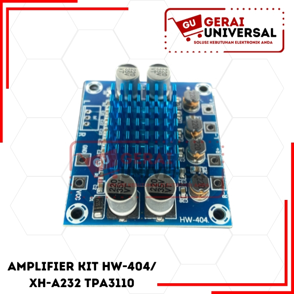 TPA3110D2 30W+30W 2.0 Power Amplifier Board Class D XH-A232 HW-404