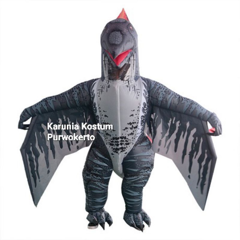 KOSTUM BURUNG DINOSAURUS COSPLAY DINO PESTA BADUT