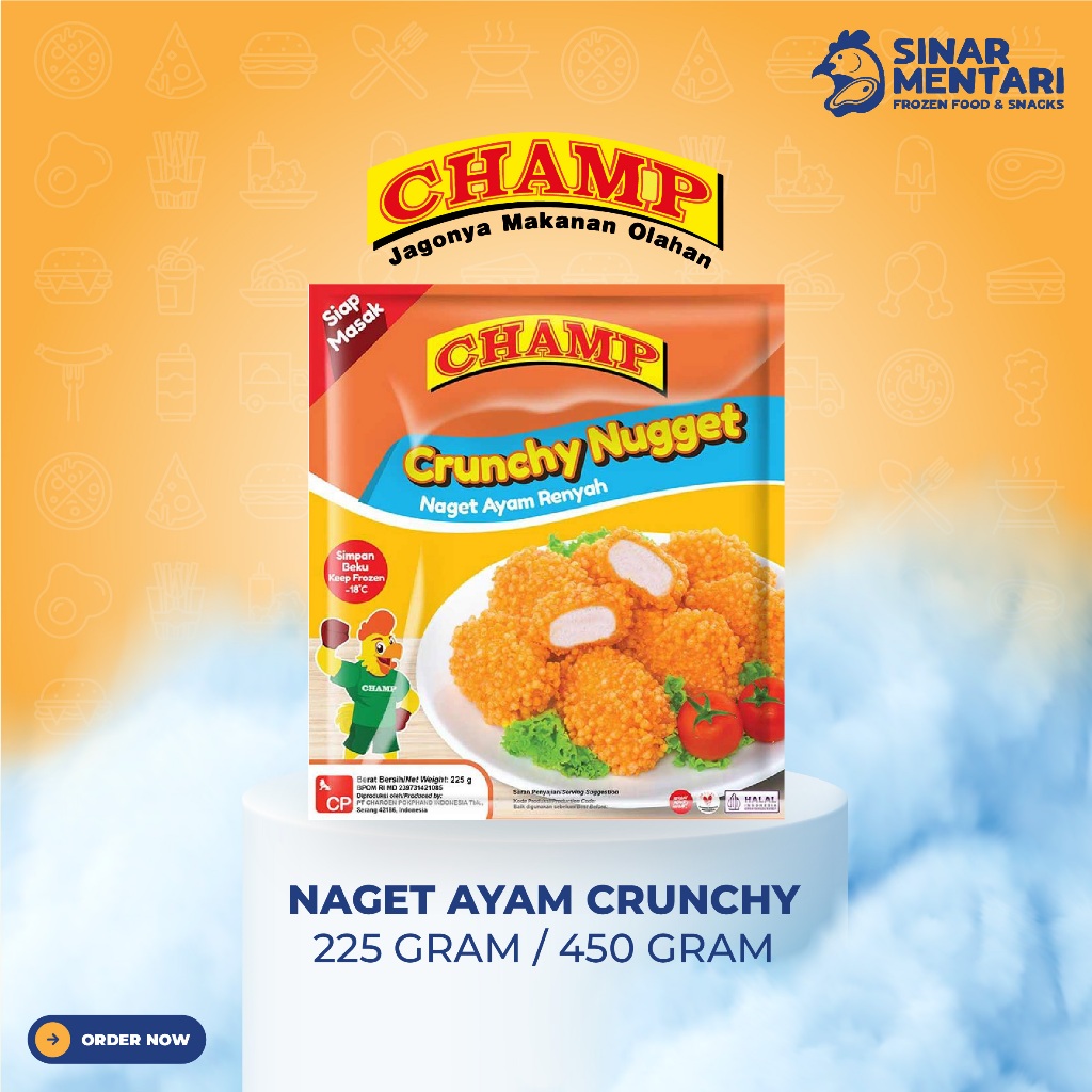 

CHAMP Naget Ayam Crunchy 225 gram