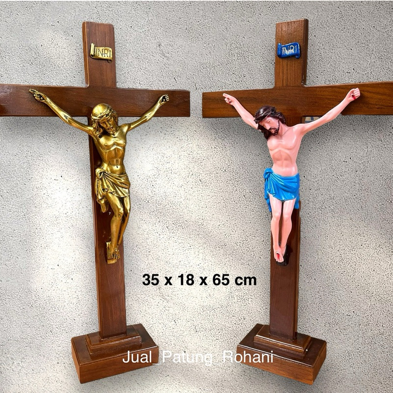 Salib Duduk Yesus 65 cm