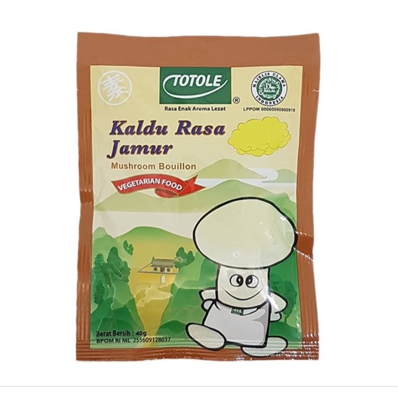 

TOTOLE KALDU JAMUR 40 GRAM