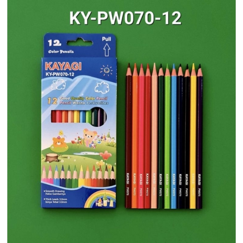 

PENSIL WARNA 12 WARNA KAYAGI KY-PW070-12