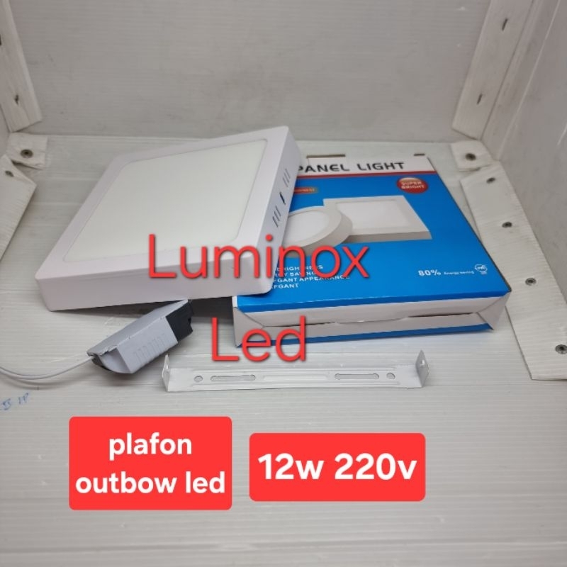downlight outbow led segi 12w 12watt / ceiling inbow kotak led 12 watt 12w 220volt