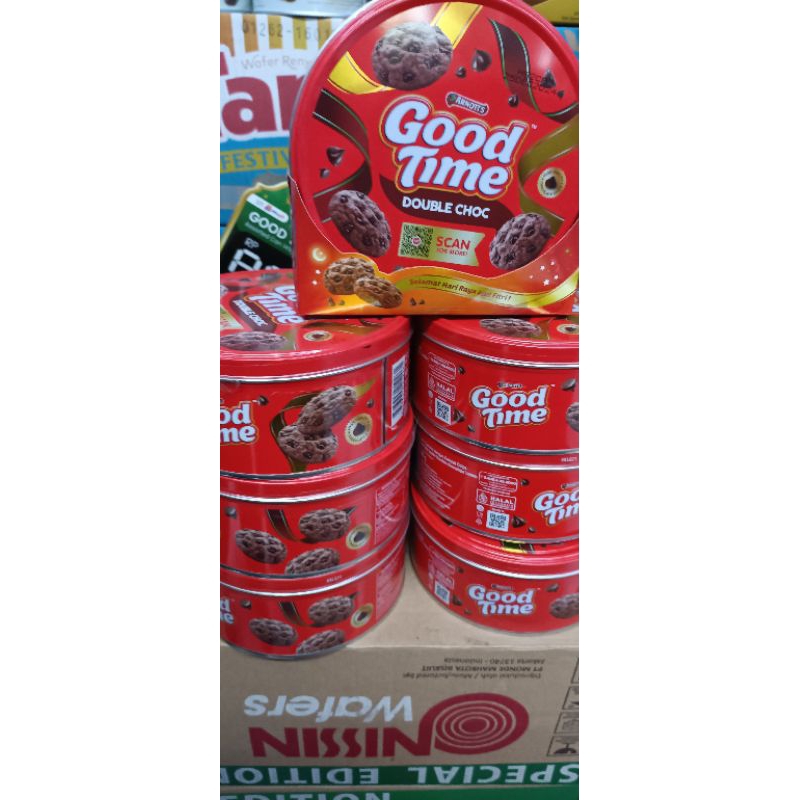 

Arnotts Good Time Double Choc/Biskuit GoodTime Kaleng/Good Time Arnotts 149gr/Good Time Kaleng