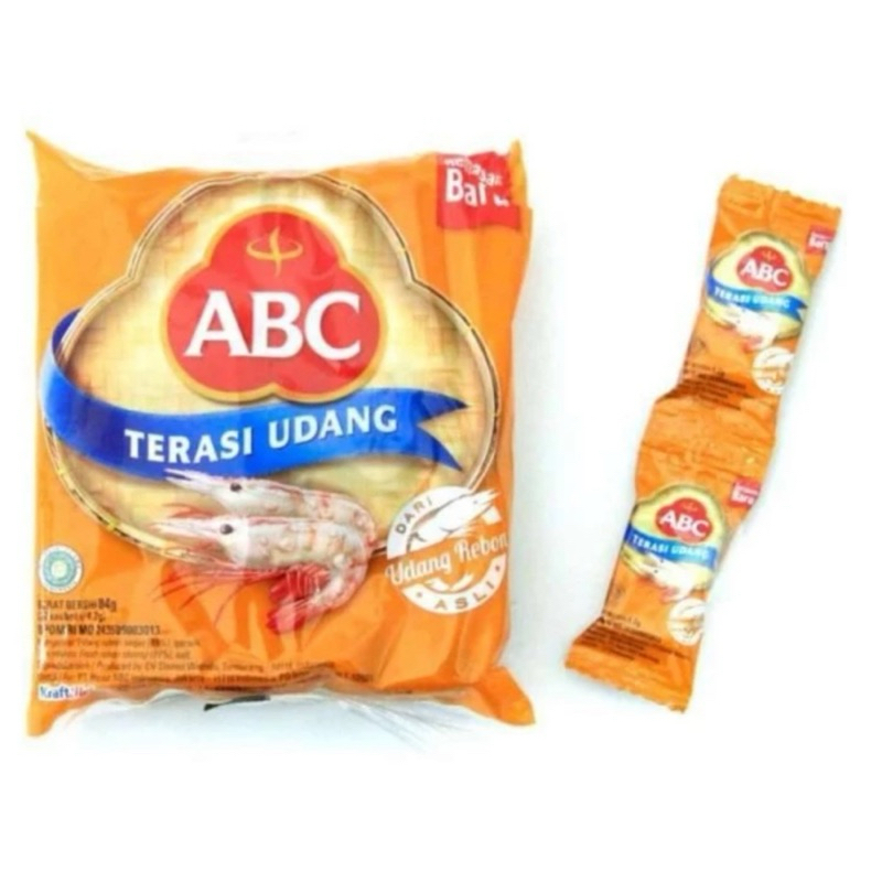 

ABC TERASI UDANG 84gr / isi 20 Sachet