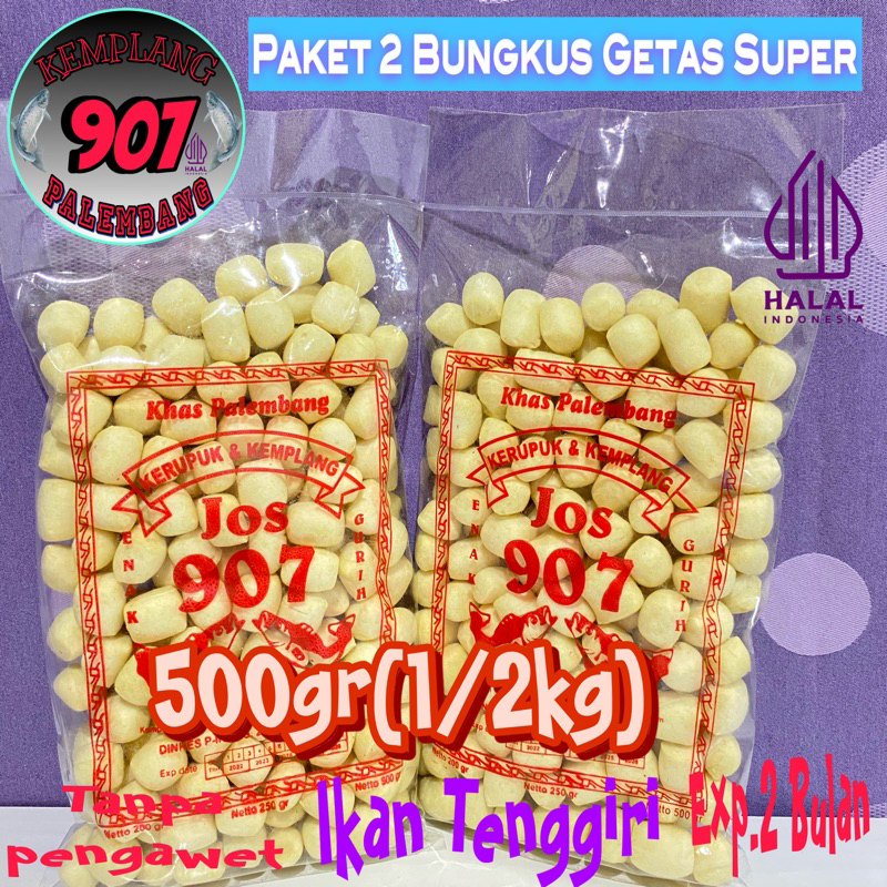 

PAKET 2 bungkus GETAS BULAT SUPER IKAN TENGGIRI