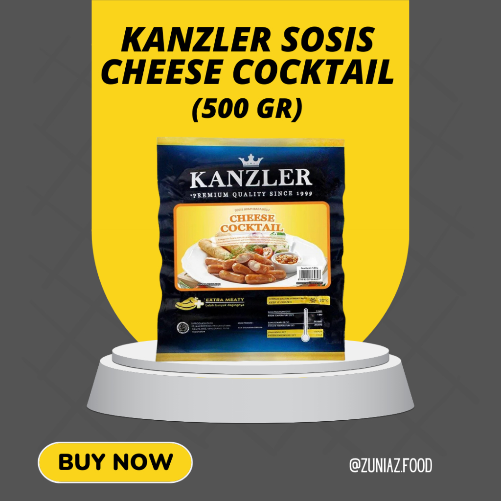 

Kanzler Sosis Cheese Cocktail 500 gr