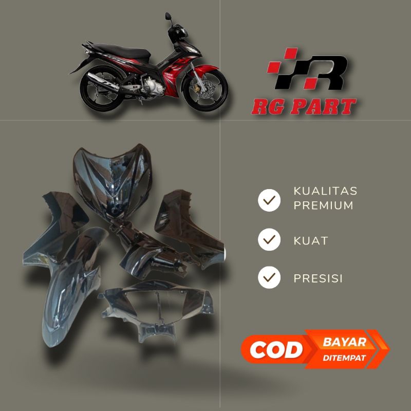 Paketan Body depan Jupiter MX lama 135 Hitam