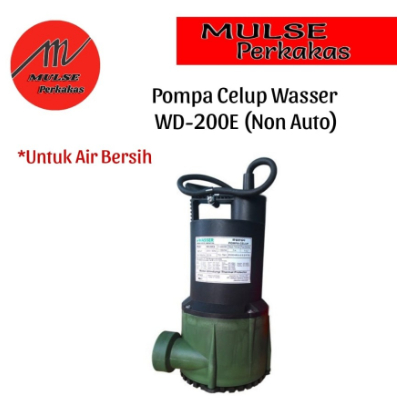 Pompa Celup Air Bersih Wasser WD-200E (Non Otomatis)