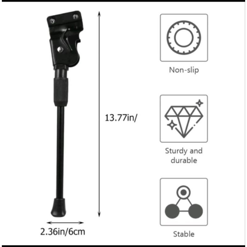 Standar Parkir Samping Sepeda Kickstand Ukuran 26 Inch Standar Sepeda Gunung MTB Commuter Bike Surly