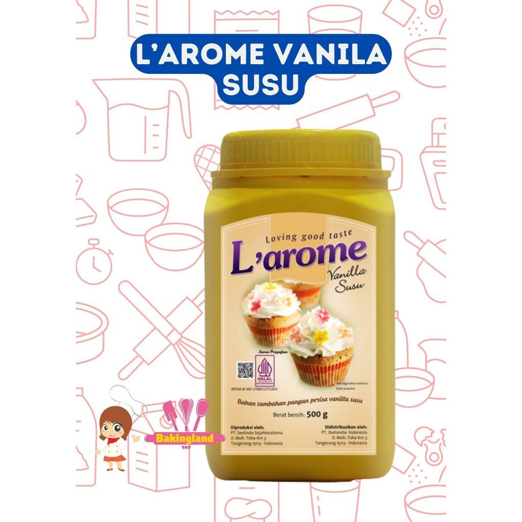 

Vanila Susu Larome 500gr L'arome