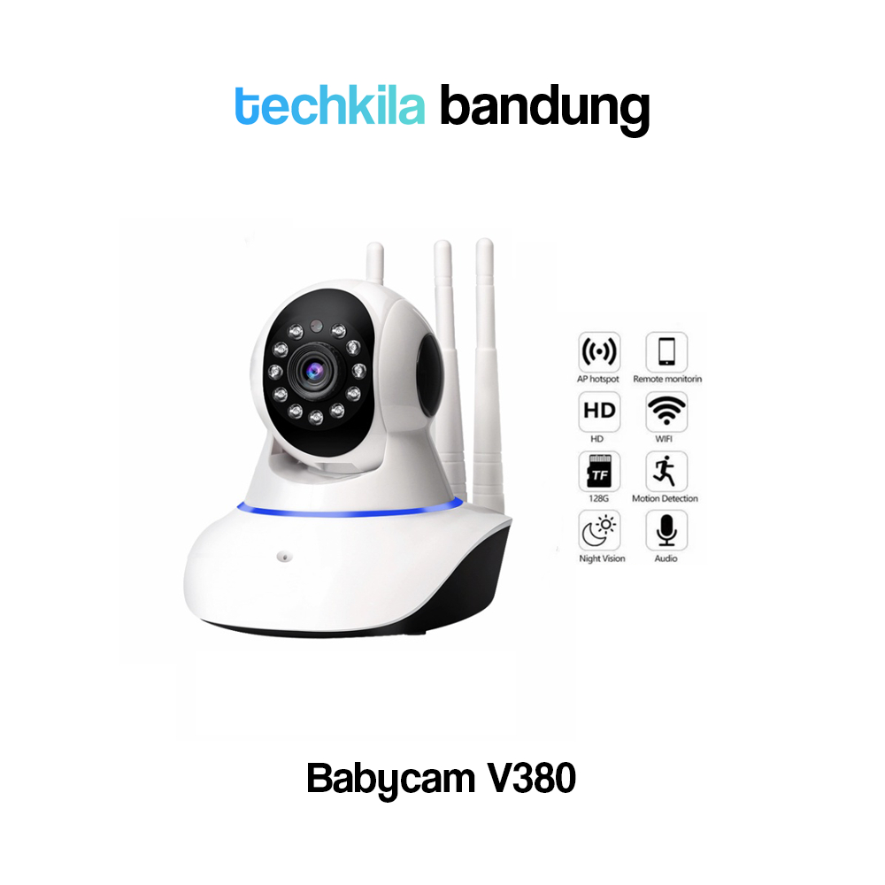 BABY CAMERA V380 / CCTV 3 ANTENA IP CAMERA WIRELESS WIFI