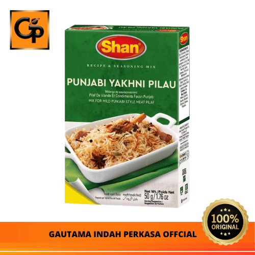 

BUMBU SIAP PAKAI SHAN SEASONING PUNJABI YAKHNI PILAU 50 G