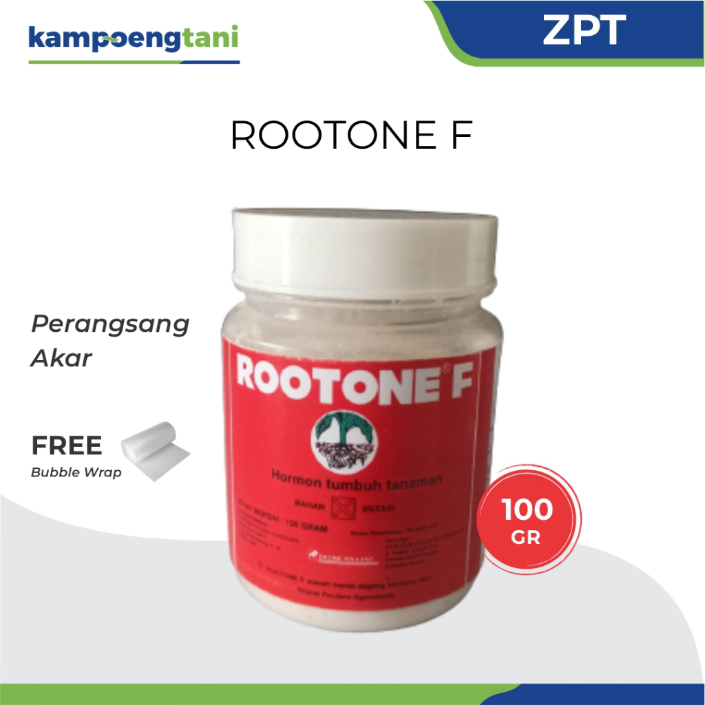 Kampoeng Tani - ZPT Rootone F 100 gr Original Perangsang Akar Tanman Stek Cangkok Zat Pengatur Tumbu
