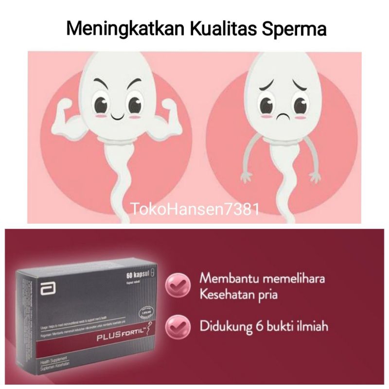 Abbott PLUSFORTIL Vitamin Kesuburan Pria PROMIL penyubur Pria