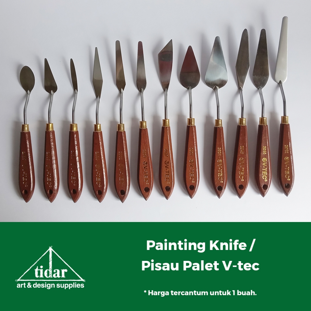 

V-tec Painting Knife - Paint Knife - Pisau Palet - Pisau Lukis