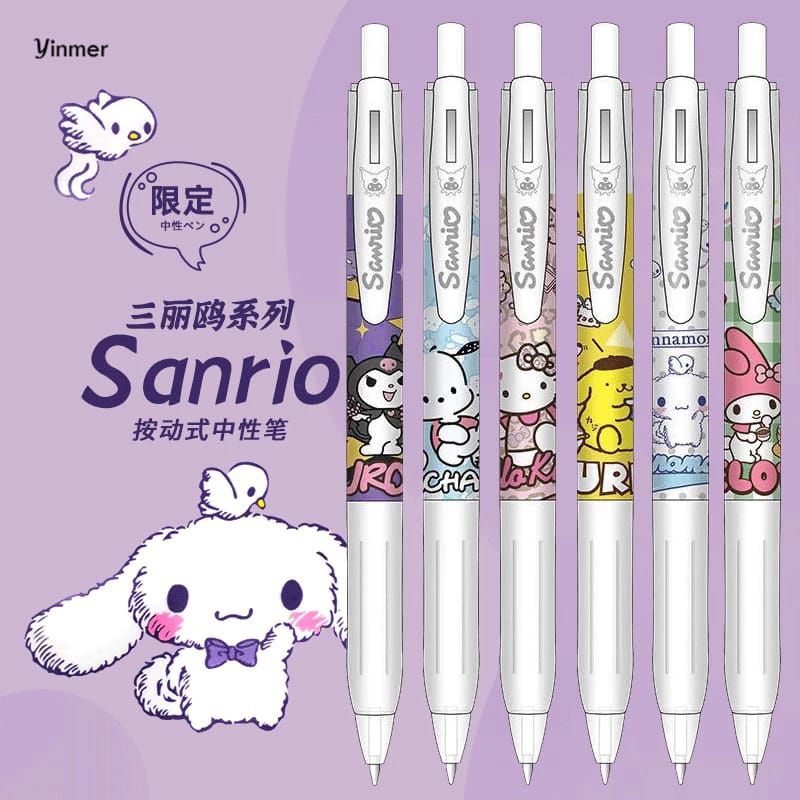 

Bolpoin Pen Cinnamoroll Kuromi Pompopurin Sanrio Isi 6