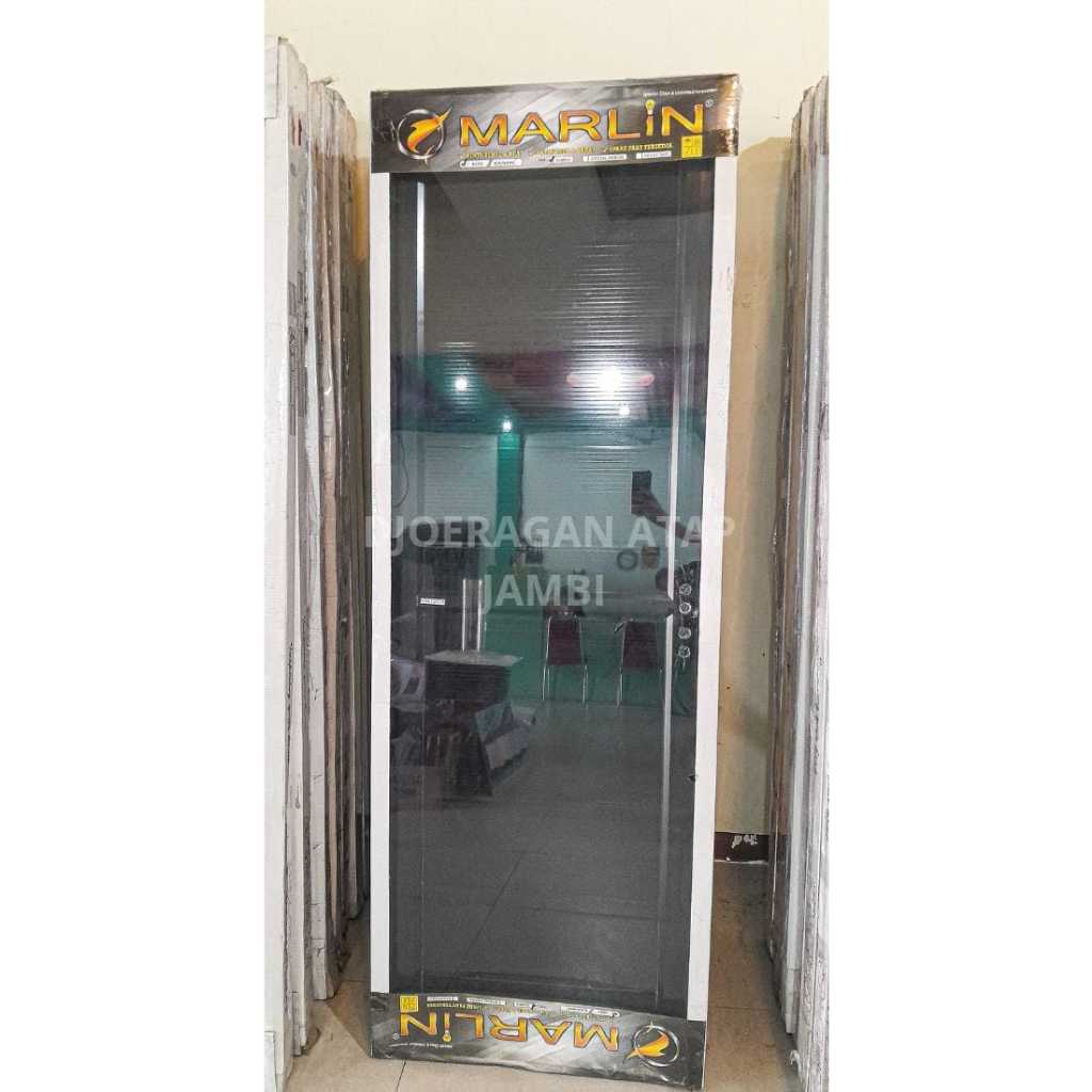 Pintu PVC Tebal PLATINUM Special Edition 70x200 -- MARLIN BLACK