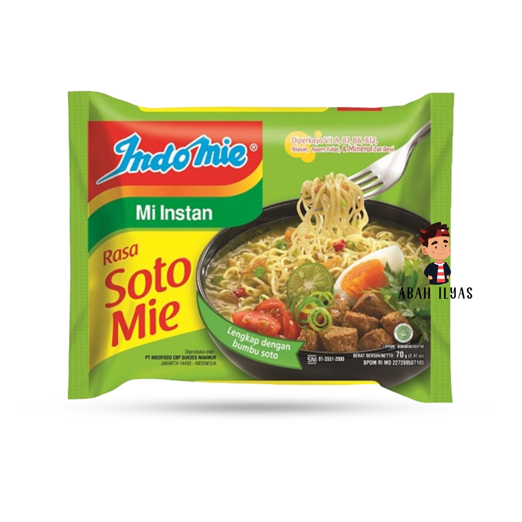

Indomie Kuah Mi Instan Rasa Soto Mie