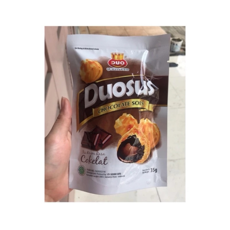 

DUOSUS COKLAT POUCH ISI 30 GRAM TERMURAH DUO SUS DUOSOES DUO SOES SUS COKLAT KUE SUS KERING