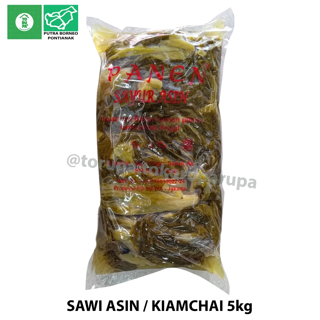 

Sawi Asin 5kg Cap Panen / Sayur Asin Basah / Ham Choi / Kiam Chai