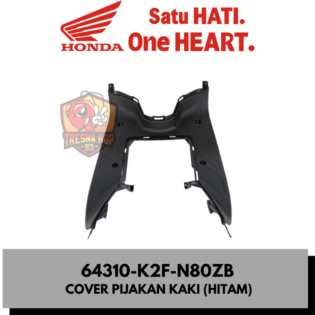 64310-K2F-N80ZB COVER PIJAKAN KAKI HITAM SCOOPY ESP K2F ORIGINAL | STEP FLOOR 64310K2FN80ZB