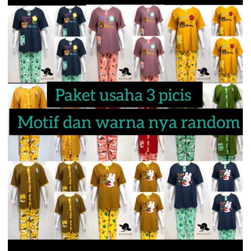 Folta.shop.bajutidur - paket usaha  Daililan Baru CP Standar | Baju Tidur Daililan Model Baru | Baju