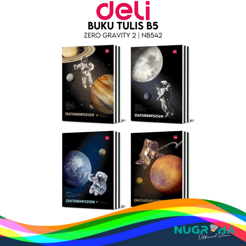 

2024 Buku Tulis Boxy Sekolah DELI 42 Lembar – Zero Gravity 2