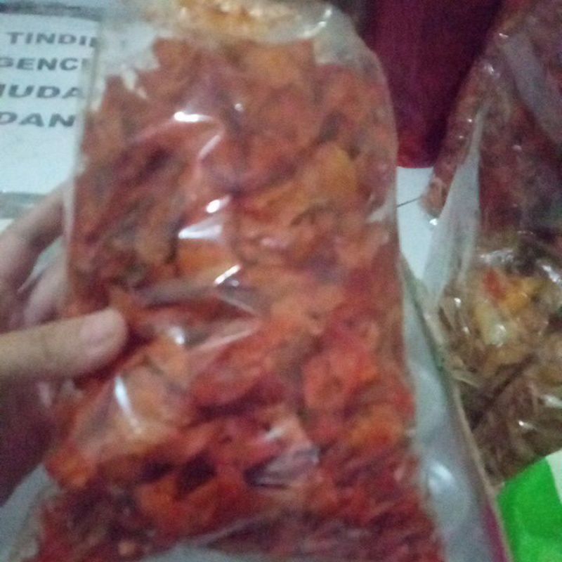 

kripset bang jhon asli sukabumi pedas gurih bawang rempah 250gram