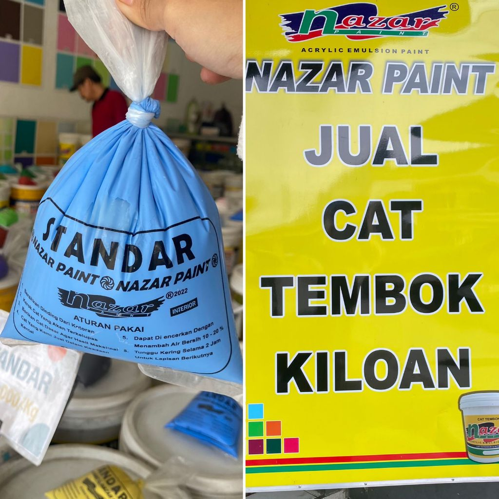 [ PROMO ]CAT TEMBOK KILOAN CAT TEMBOK 1 KG CAT DINDING 1 KG CAT TEMBOK BERKUALITAS  CAT TEMBOK ASLI 