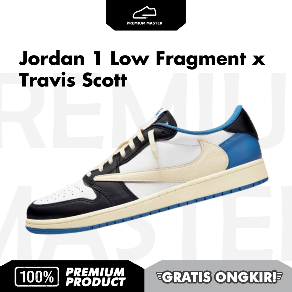 Jordan 1 Low Fragment x Travis Scott