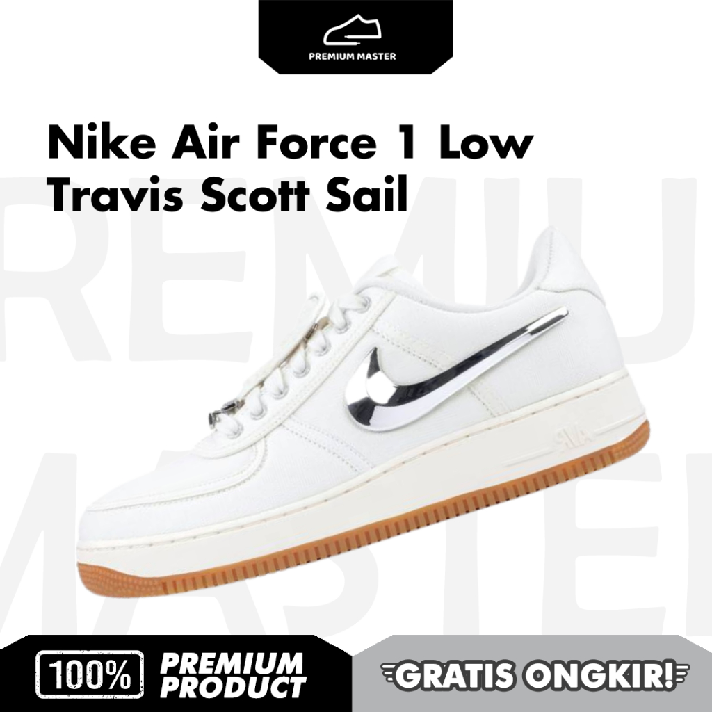 Nike Air Force 1 Low Travis Scott Sail