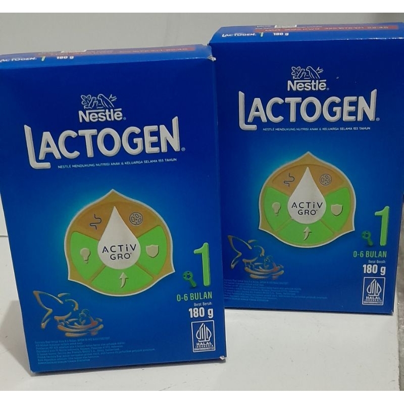 LACTOGEN 1 180gr (0-6bulan) Susu Formula bayi