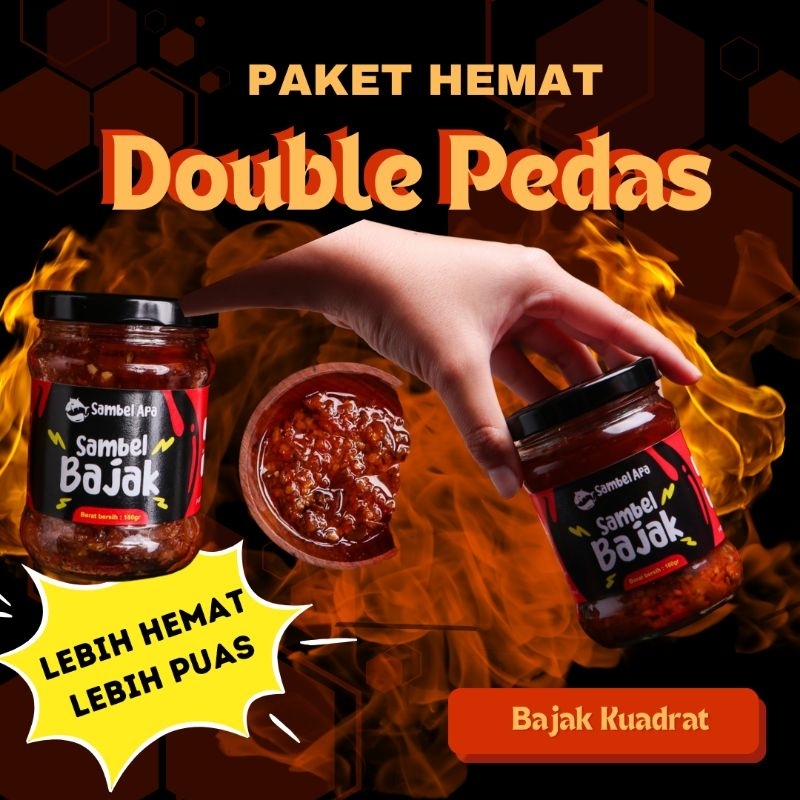 

PAKET HEMAT Double Pedas Sambelapa Bajak