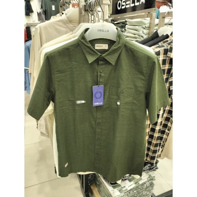 Osella Kemeja Pria Dewasa New Lengan Pendek Original