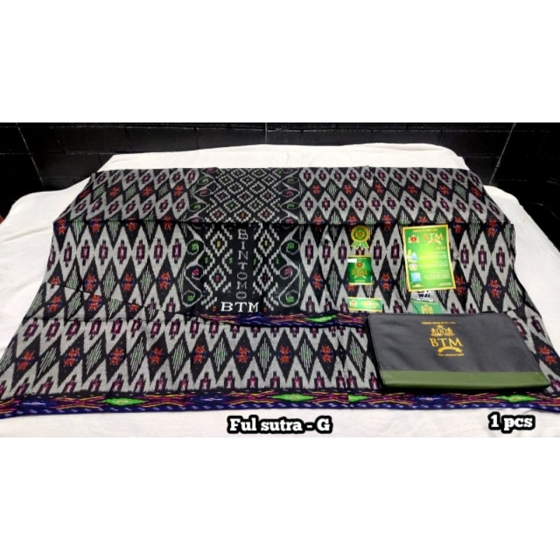 COD / SARUNG BINTOMO 210 TYPE KWG KAWUNG FULL SUTRA ori by BTM (SY & SG)