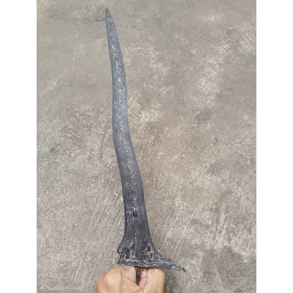 Keris Luk 3 Jangkung pamor Sekar Kopi
