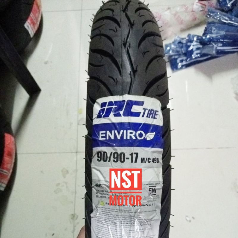 Ban Luar IRC 90/90-17 Enviro NR91 Tubeles Ban Luar Supra X 125 Jupiter MX Vixion Sonic Original IRC