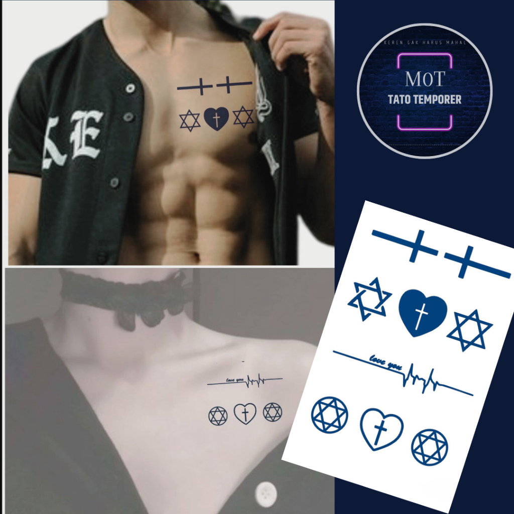 PREMIUM Tato temporer tahan lama semi permanen fruit ink tattoo temporary motif minimalis kecil leng