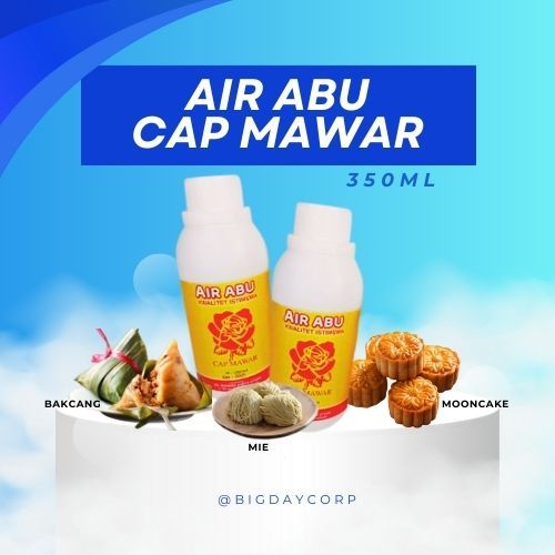 

AIR ABU CAP MAWAR 350ML | KI CUI | Ki Cui Untuk Bakcang, Mooncake, Mie