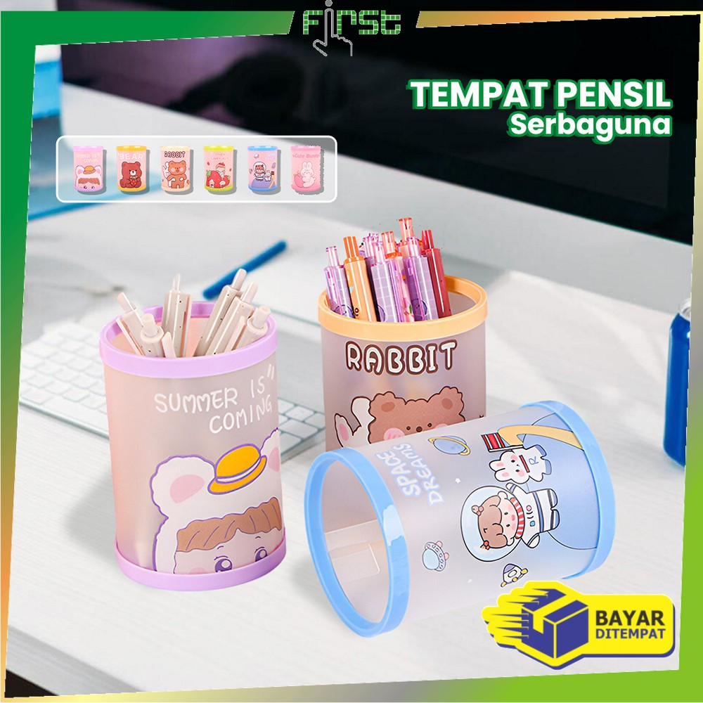 

FH-A84 Tempat Pensil Karakter Meja Lucu / Tempat Kotak Pensil Bulat Karakter Kartun Serbaguna / Pen Pencil Holder Bulat Tabung Lipat / Pencil Case Cartoon
