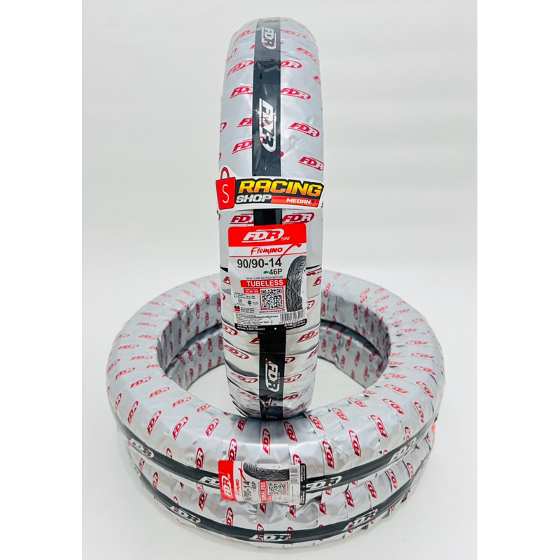 BAN FDR TUBELESS RING 14 FDR FLEMINO 90/90-14 100/90-14 BAN DEPAN BAN BELAKANG LEXY LEXI