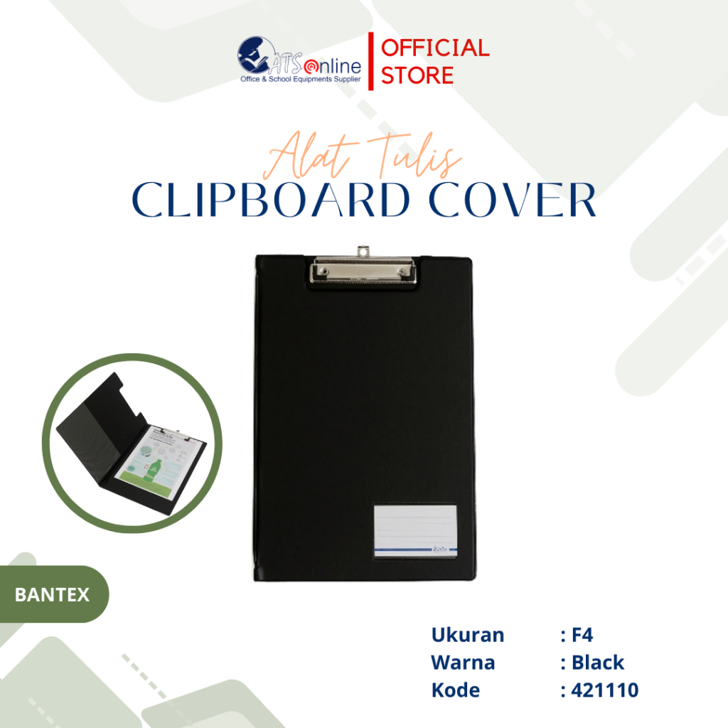 

BANTEX Clipboard Dengan Cover Ukuran F4