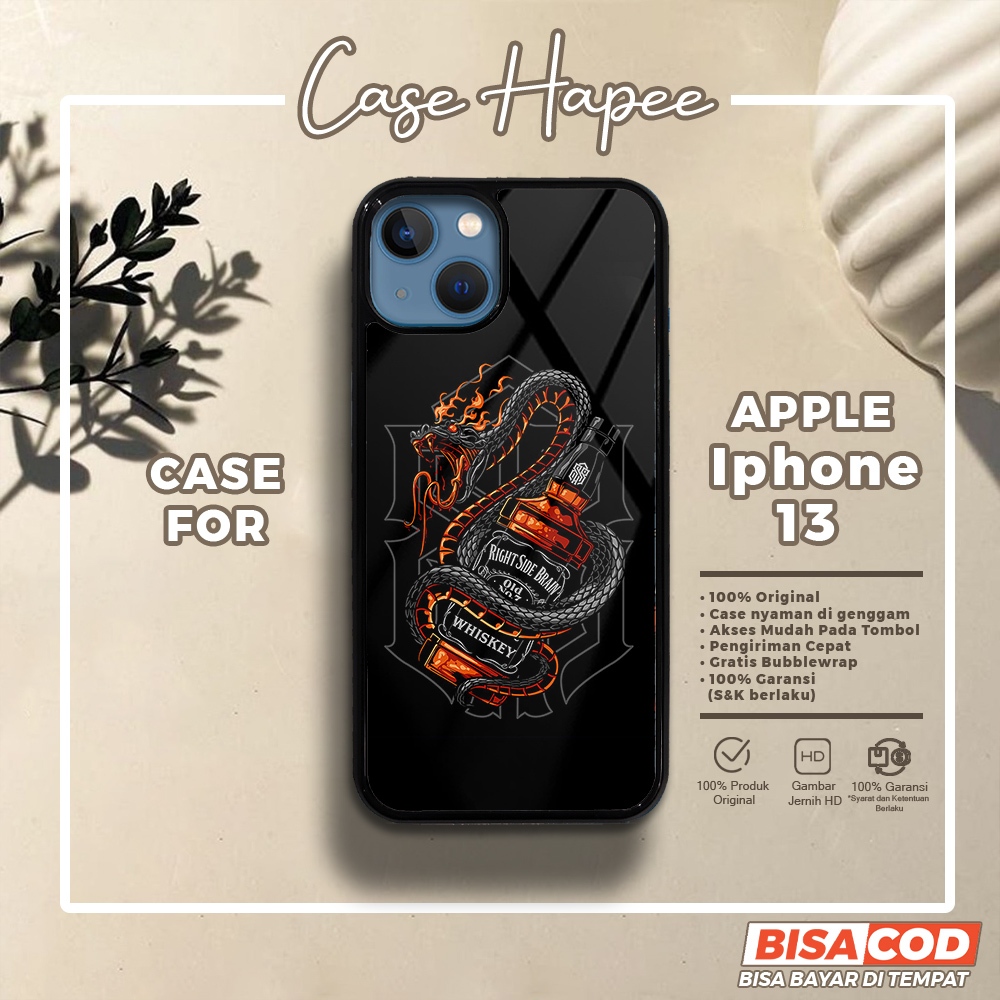 Case Iphone 13 Casing Iphone 13 [DRGN] Casehapee Case Glossy Case Aesthetic Custom Case Premium Soft