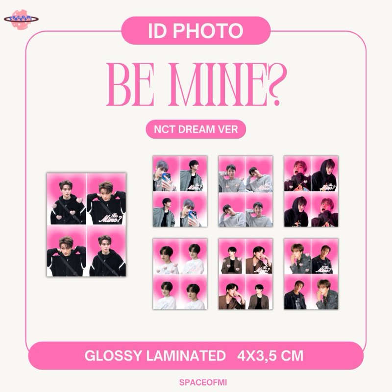 [MIN BELI 2 PCS] BE MINE? - ID PHOTO 4 CUTS NCT DREAM | MARK JENO HAECHAN RENJUN JAEMIN CHENLE JISUN